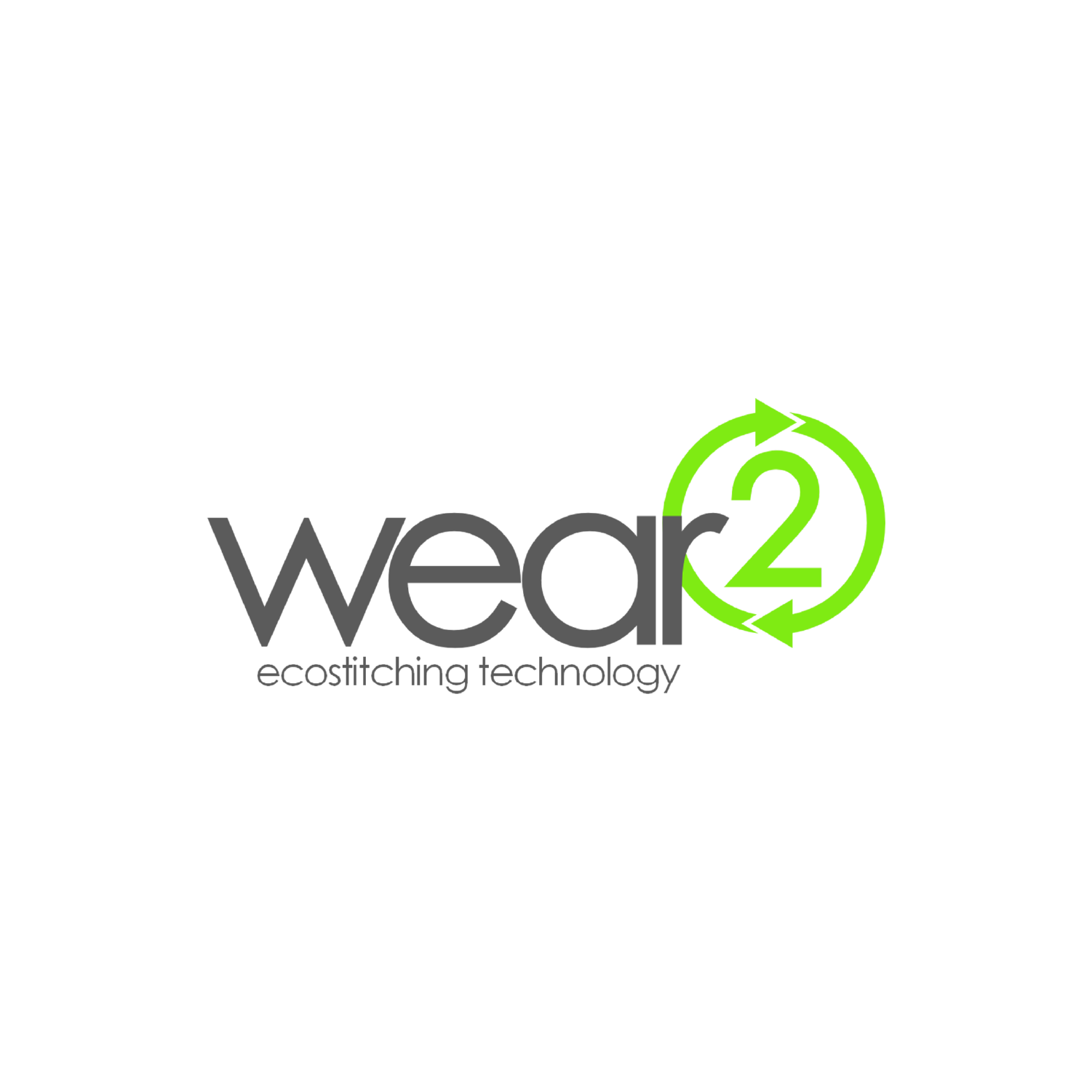 Wear2 textile technology logo and brand identity