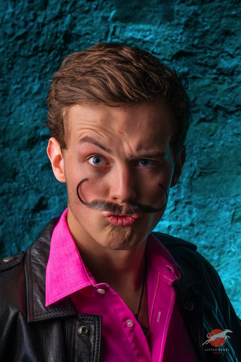 Pablo from Sister Act the Musical, with his magnificent moustache