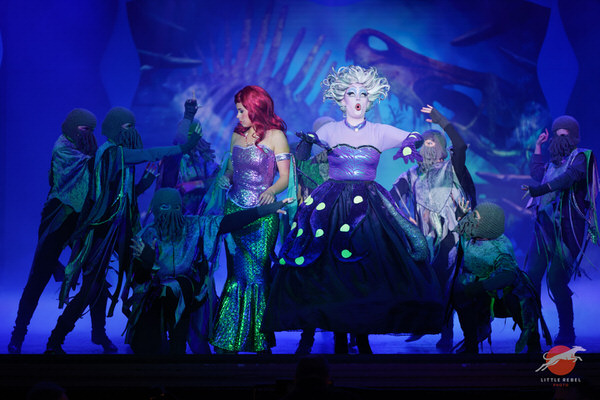 Ursula performing Poor Unfortunate Souls in an Upstagers production