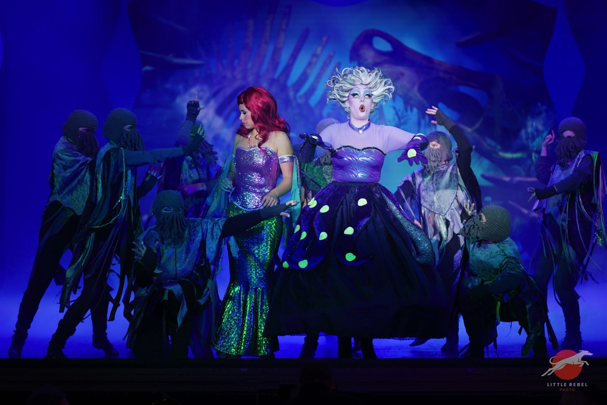 Ursula performing Poor Unfortunate Souls in an Upstagers production